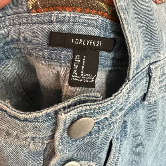 Forever 21 Women's Jean Jumper Dress - Picture 7 of 7